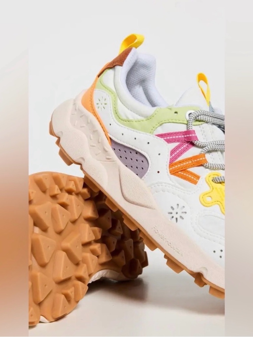 NWT Flower Mountain YAMANO 3 WOMAN KAISO - Eco-suede technical fabric Sneaker - Picture 5 of 15